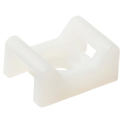 25 mini embase à visser Diall pour cavaliers de serrage de 9 mm transparent