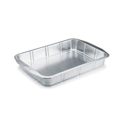 25 Plats à Gratin Rigides en Aluminium 3405 ml (368 x 249 x H. 48 mm) Pratiques et Résistants Usage Alimentaire - D-Work