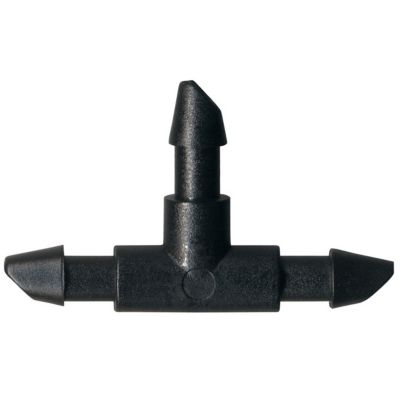 25 Tés cannelés pour tuyau 1/4 diam.6 mm