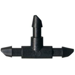 25 Tés cannelés pour tuyau 1/4 diam.6 mm