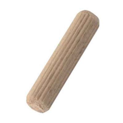 25 tourillons striés Hêtre ø8 mm x L. 40 mm