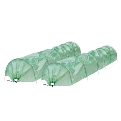 Serre Temporaire Exterieur Tunnel De Plantation 3m Micro-maille - Protection Gel Et Insectes Jardin Tunnel Protection Légumes