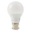 3 ampoules LED Diall GLS B22 9,7W=60W blanc chaud