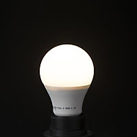 3 ampoules LED E27 5,8W=40W blanc chaud