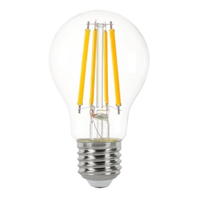 3 ampoules LED E27 A60 filament transparent 806 lm blanc chaud 3,8W grade A Jacobsen