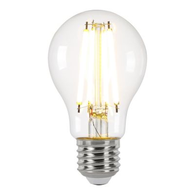 3 ampoules LED E27 A60 filament transparent 806 lm blanc chaud 3,8W grade A Jacobsen