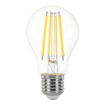 3 ampoules LED E27 A60 filament transparent 806 lm blanc neutre 3,8W grade A Jacobsen
