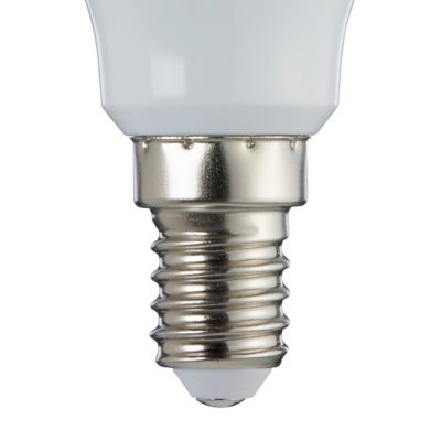 3 ampoules LED flamme E14 5,5W=60W blanc chaud