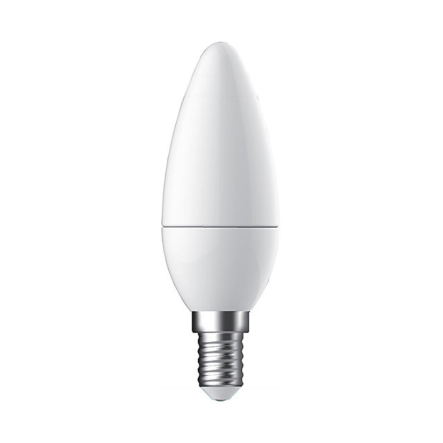3 ampoules LED flamme E14 5,9W=25W blanc froid