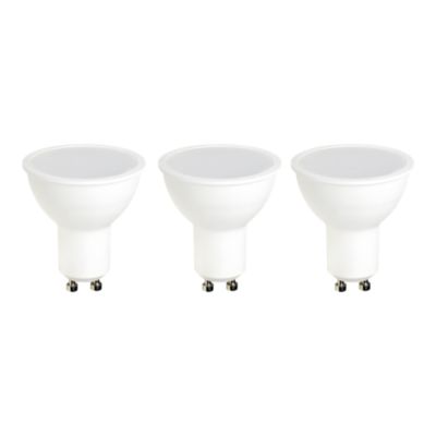 3 ampoules LED GU10 spot connectées RVB blanc variable 450 lm dimmable 4,2W Jacobsen Myko