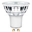3 ampoules LED GU10 spot Diall 3W=35W blanc chaud