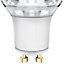 3 ampoules LED GU10 spot Diall 4,5W=50W blanc chaud avec variateur