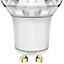 3 ampoules LED GU10 spot Diall 4,5W=50W blanc chaud