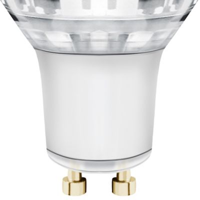 3 ampoules LED GU10 spot Diall 5,2W=35W blanc chaud