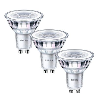 3 ampoules LED réflecteur GU10 5,5W=50W blanc chaud Castorama
