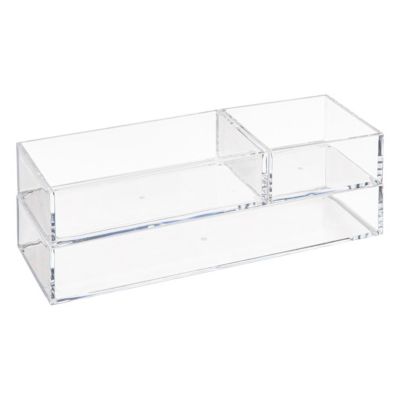 Plateau De Rangement Selena Transparent | 16 Cm | FIVE Simply Smart | Organisation Bureau & Maison