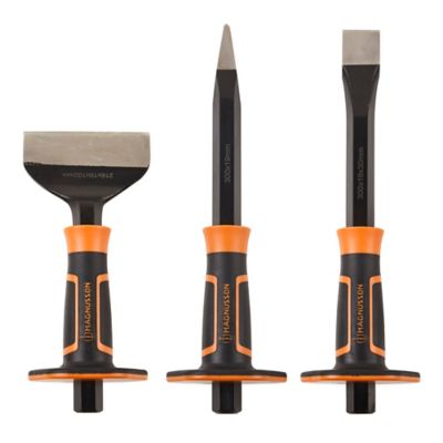 3 burins et ciseau Magnusson avec garde