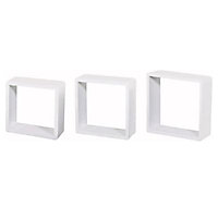 3 cubes blanc Form Lima 30 cm