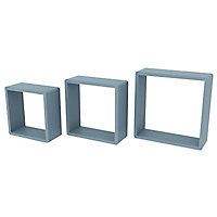 3 cubes bleu arona Form Lima 30 cm