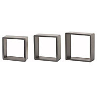 3 cubes noir Form Lima 30 cm