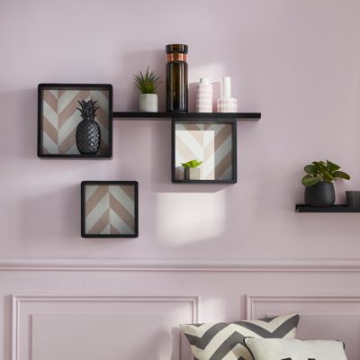 3 cubes noir Form Lima 30 cm