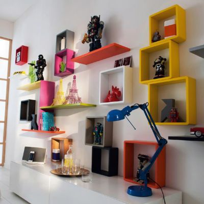 3 cubes noir Form Lima 30 cm