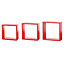 3 cubes rouge Form Lima 30 cm