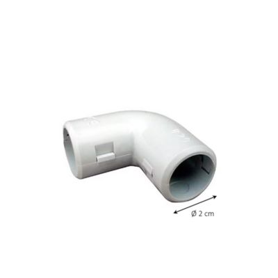 3 équerres de raccordement Diall gris ø20 mm