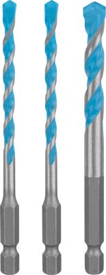 3 forets multi-matériaux Bosch HEX-9 Expert ⌀5/6/8mm