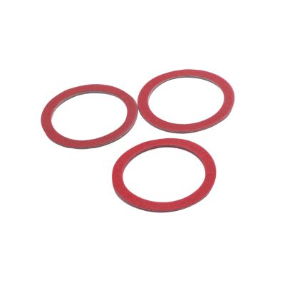 Lot De 10 Joints Plats Fibre Rouge 3/8 12/17 Mm Pour Robinetterie – étanchéité Garantie