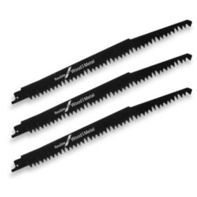 3 lames de scie pour scie sabre - FUXTEC FX-E1SS20 - pour métal ou bois