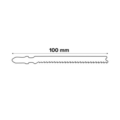 3 lames de scie sauteuse HCS Bosch T fine T101B bois