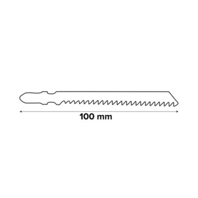 3 lames de scie sauteuses HCS Bosch T111C bois