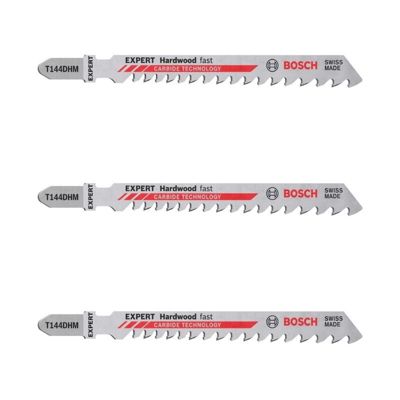 3 Lames Scie Sauteuse En "t" Expert 2608900541 Carbure Bois Dur 100mm