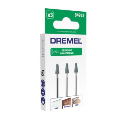 3 meules à rectifier Dremel carbure de silicium 4.8 mm