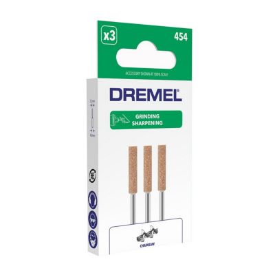 3 meules d'affûtage de chaîne de tronçonneuse Dremel 4.8 mm