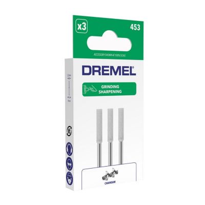 3 meules d'affûtage de chaîne de tronçonneuse Dremel 4 mm