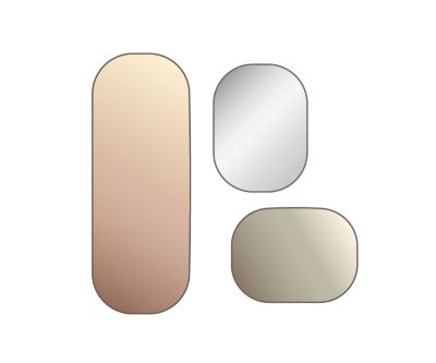 3 miroirs Spark teintés oblong MPglass