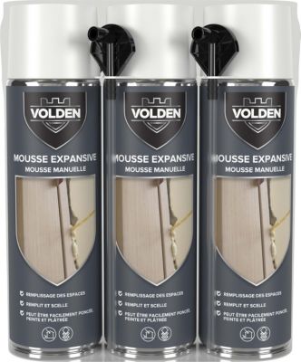 3 mousses expansives en lot Volden 500ML