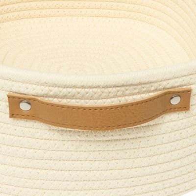 3 paniers pour salle de bains coloris ivoire, 5Five Duo