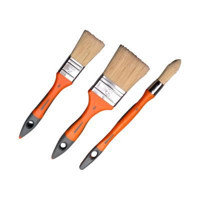 3 pinceaux monocouche soft Diall