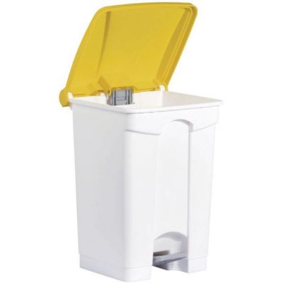 3 Poubelles à tri à pédale 45 litres pour Sac 120 litres - Vert