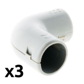 3 équerres IRL diamètre 20mm gris Zenitech