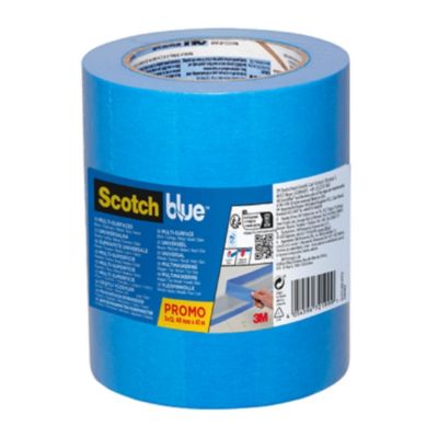 3 Rubans de Masquage premium Multi-Surfaces ScotchBlue™ Bleu 48 mm x 41 m