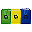 3 sacs de recyclage ménagers