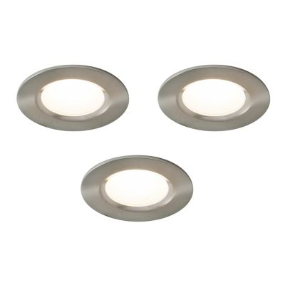 Spot encastrable silver en inox brossé à culot G4 pour lampe LED ou halogène