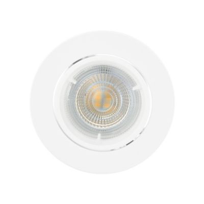 3 spots à encastrer Colours Caius IP20 blanc Ø8,5 cm