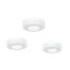 3 spots à pile Bly Bo LED intégrée variation de blancs IP20 80lm 1W Ø8xH.2,5cm blanc GoodHome