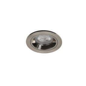 3 spots encastrables Caius GU10 blanc neutre IP44 345lm 4.7W Ø8.5xH.10.1cm chrome GoodHome