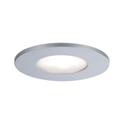 3 spots encastrables Calla LED intégrée 4000K IP65 3x680lm rond orientable chrome mat Paulmann